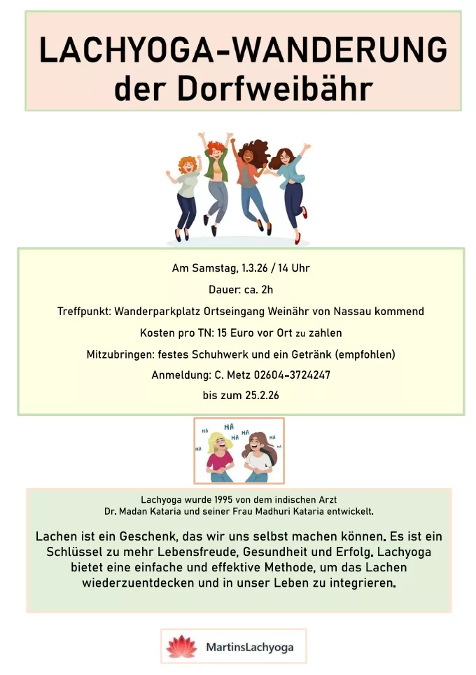 Lachwanderung Weinähr