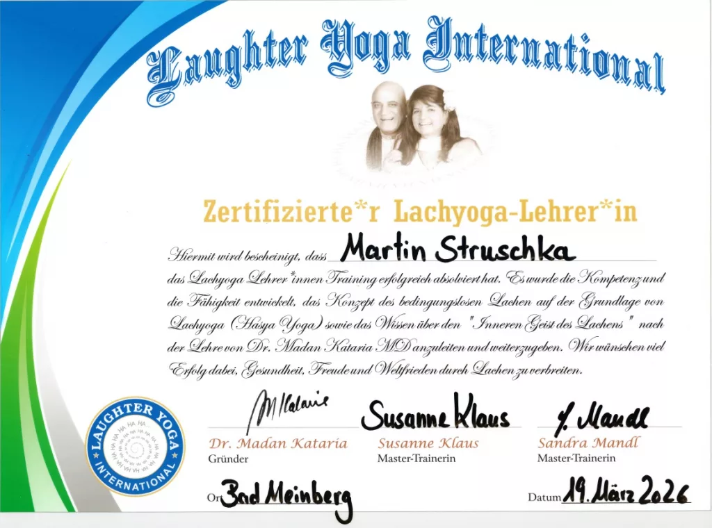 LY-Lehrerzertifikat